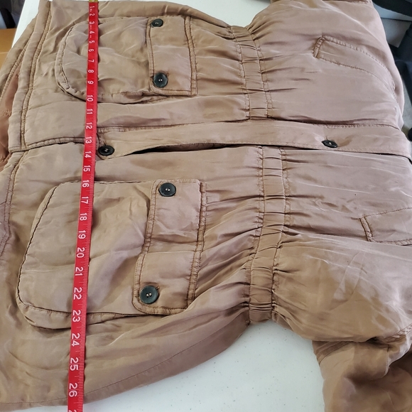 BB Dakota Moda SILK Jacket Lined Retro Hooded Anorak Utility Coat Size XL - Picture 10 of 14